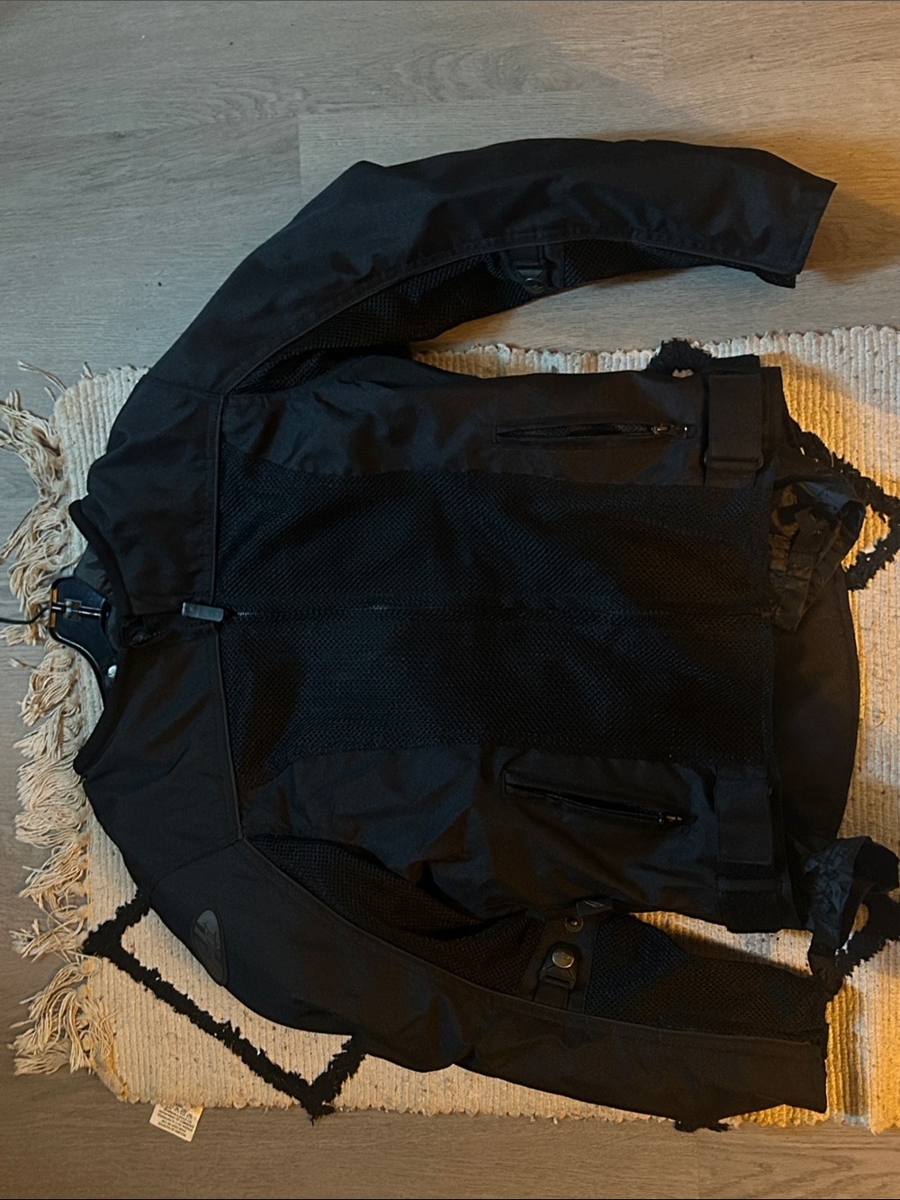 Joe Rocket Black Mesh Utility Riding Jacket